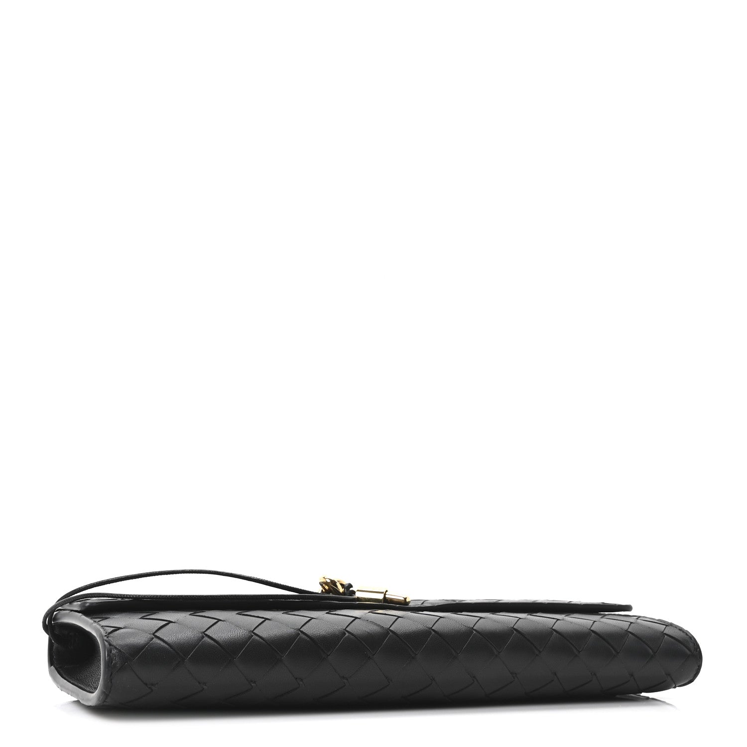 Bottega Veneta Nappa Intrecciato Long Andiamo Top Handle Clutch Black 4 of 9