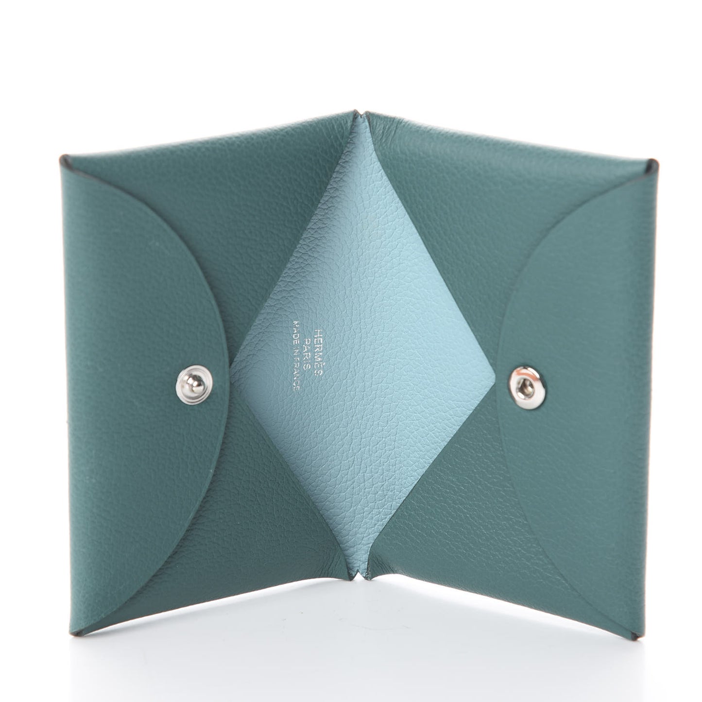 Evercolor Calvi Card Case Malachite Bleu Atoll