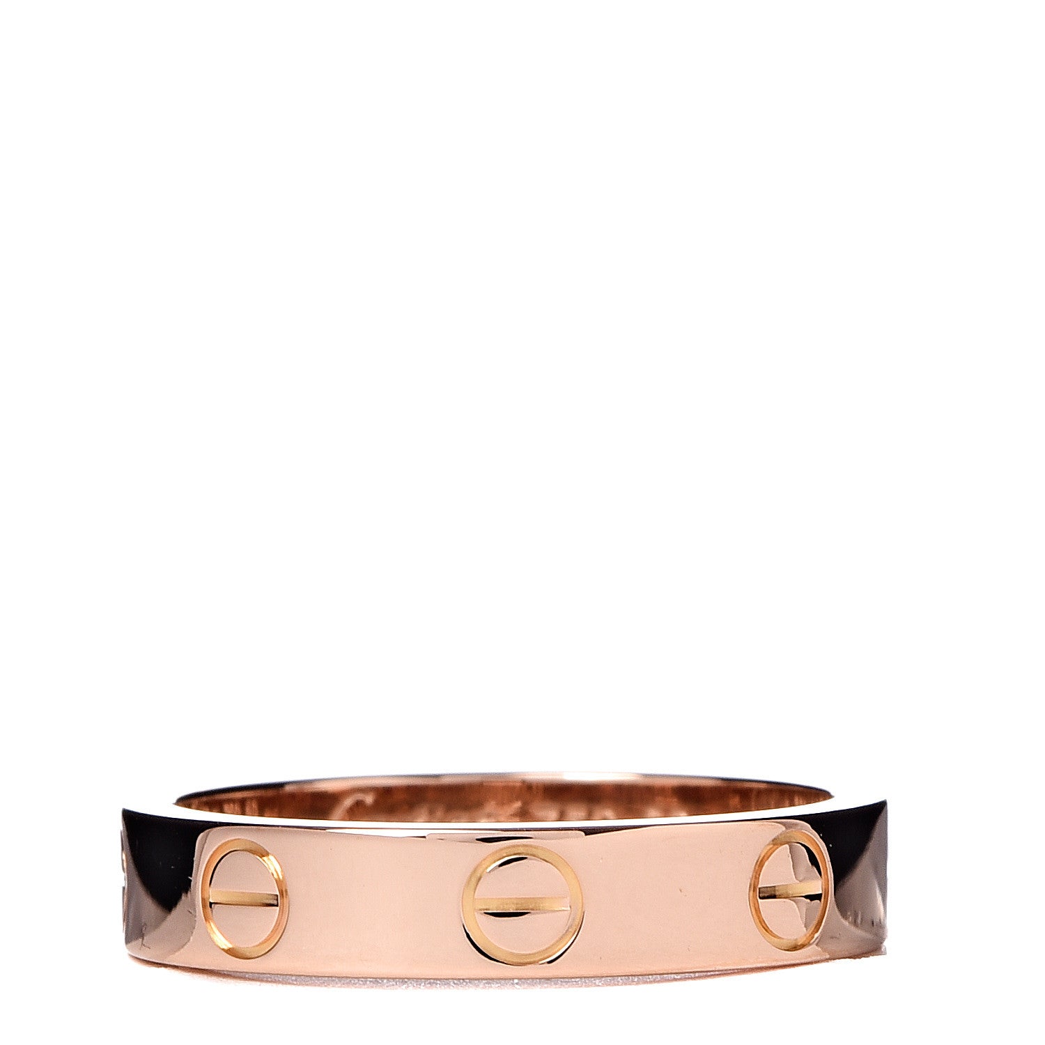 Cartier 18K Pink Gold 3.5mm LOVE Wedding Band Ring 50 5.25 1 of 4