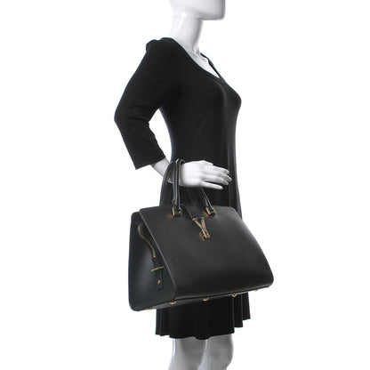 Saint Laurent Textured Calfskin Medium Classic Y Cabas Black 2 of 9