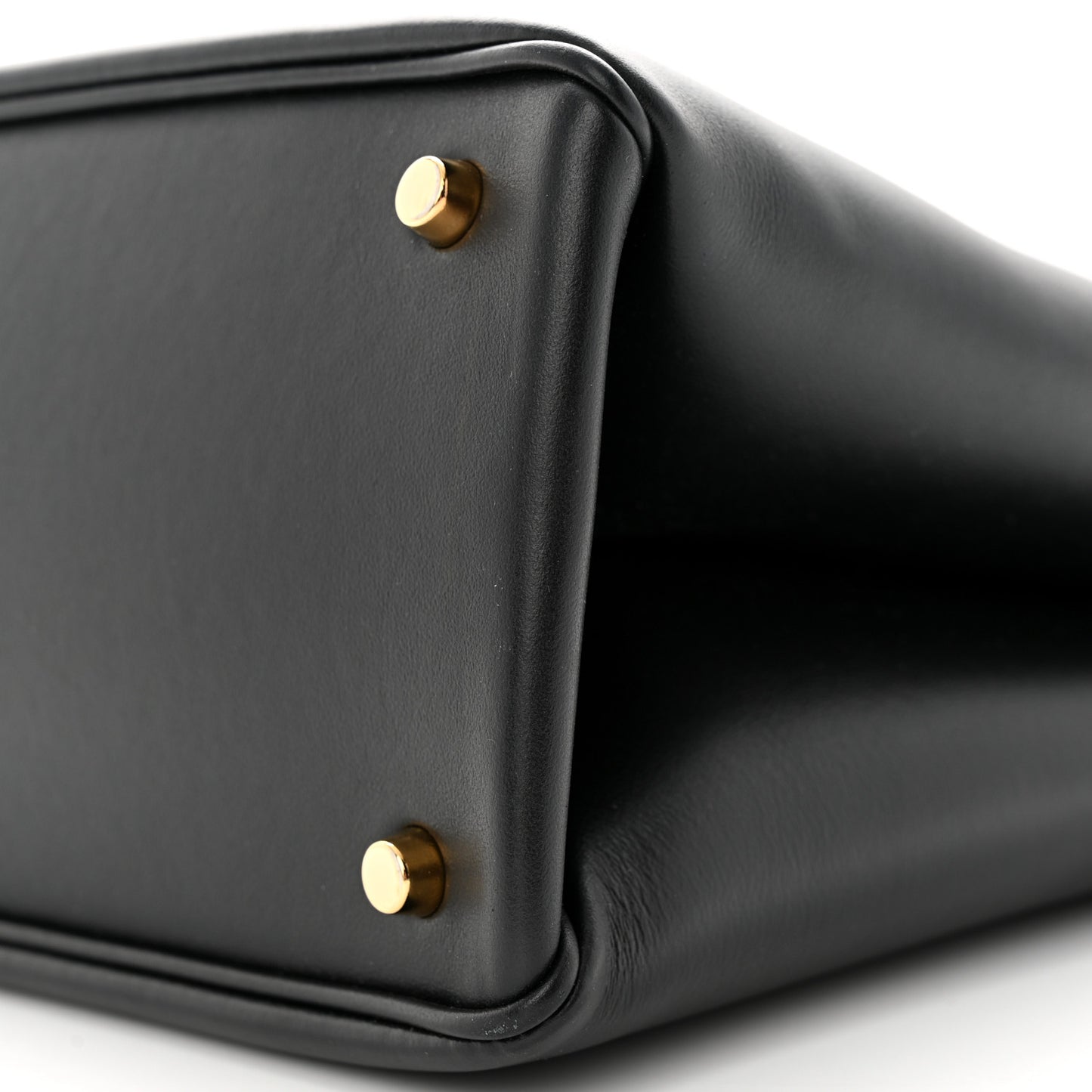 Vitello Virtus Top Handle Shoulder Bag Black