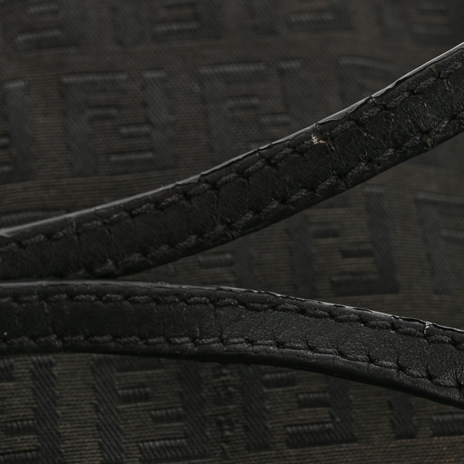 Fendi Zucchino Vitello Tote Black 12 of 14