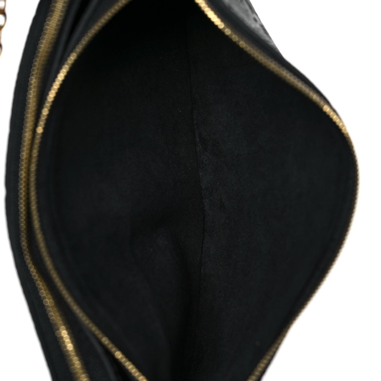 Empreinte Double Zip Pochette Black