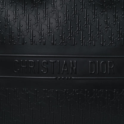Christian Dior Oblique Calfskin Embossed Large Book Tote Black 12 of 12