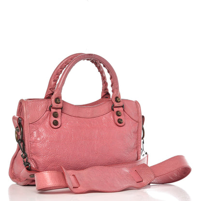 Balenciaga Agneau Classic Hardware Mini City Rose Bombon Raspberry 4 of 17
