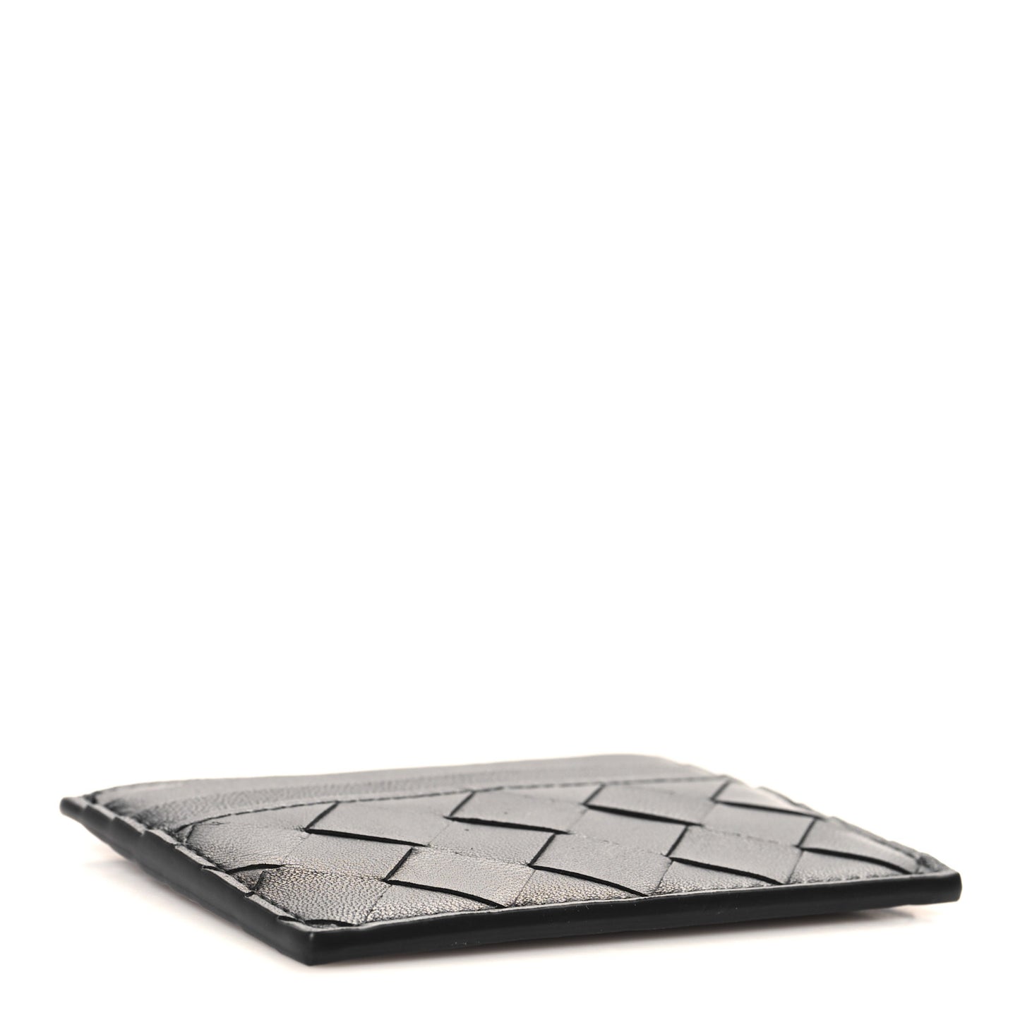 Nappa Intrecciato VN Card Case Black