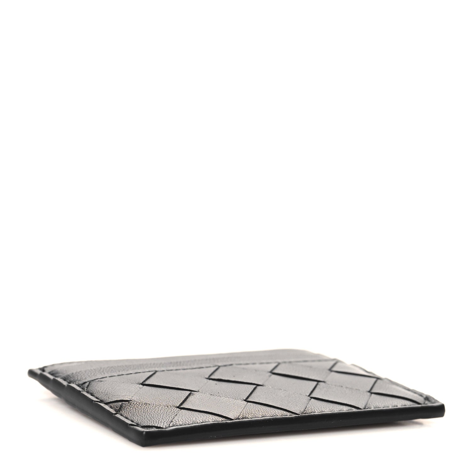 Bottega Veneta Nappa Intrecciato VN Card Case Black 4 of 7