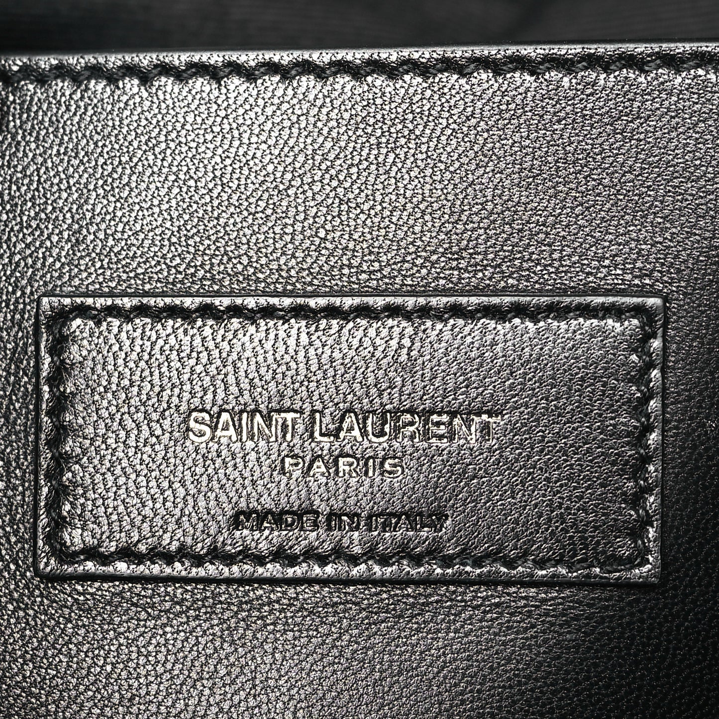 Grain De Poudre Medium West Hollywood Monogram Fold-Over Black