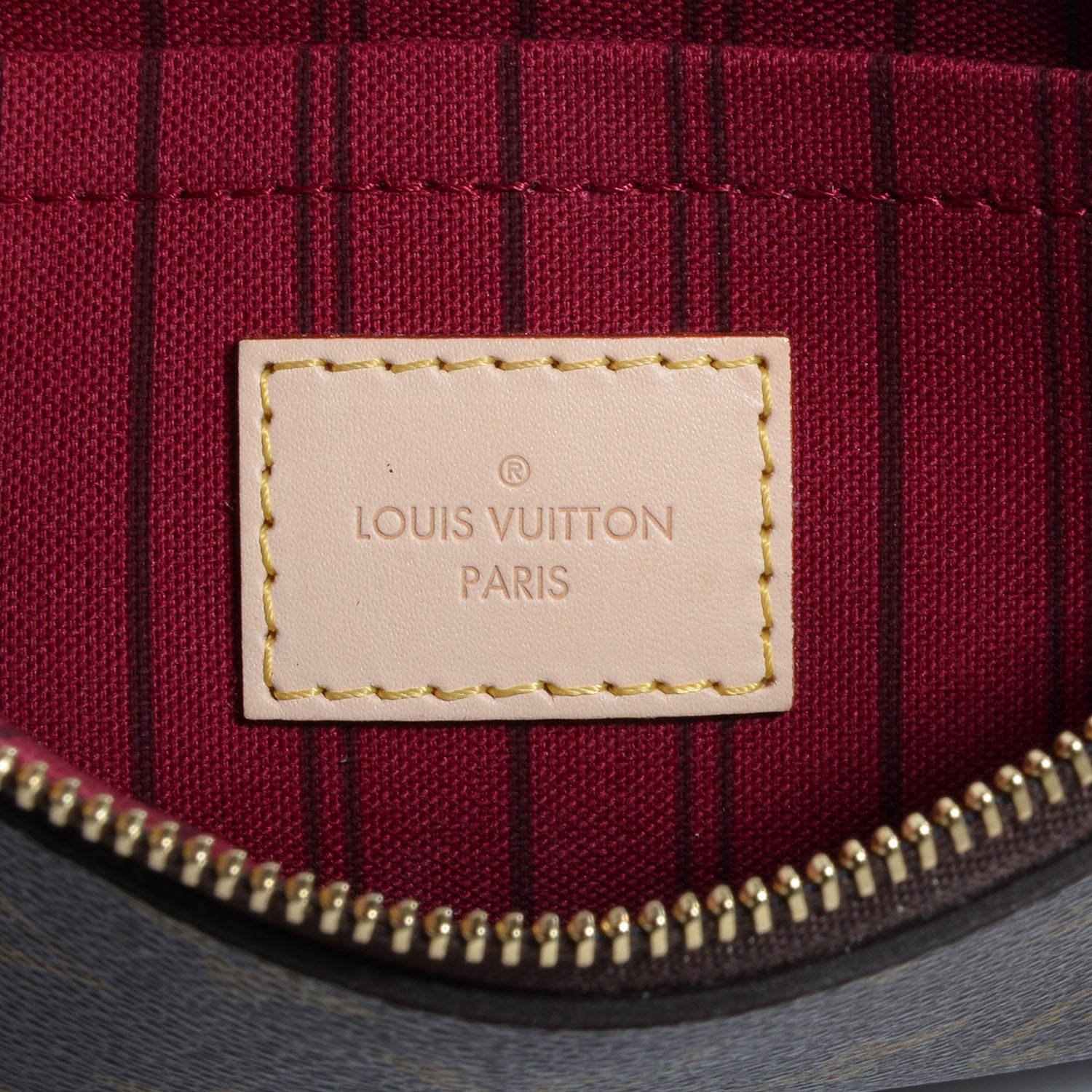 Louis Vuitton Monogram Neverfull MM GM Pochette Fuchsia 6 of 7