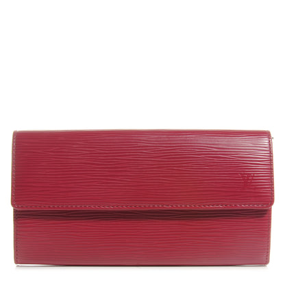 Louis Vuitton Epi Sarah Wallet Fuchsia 1 of 10
