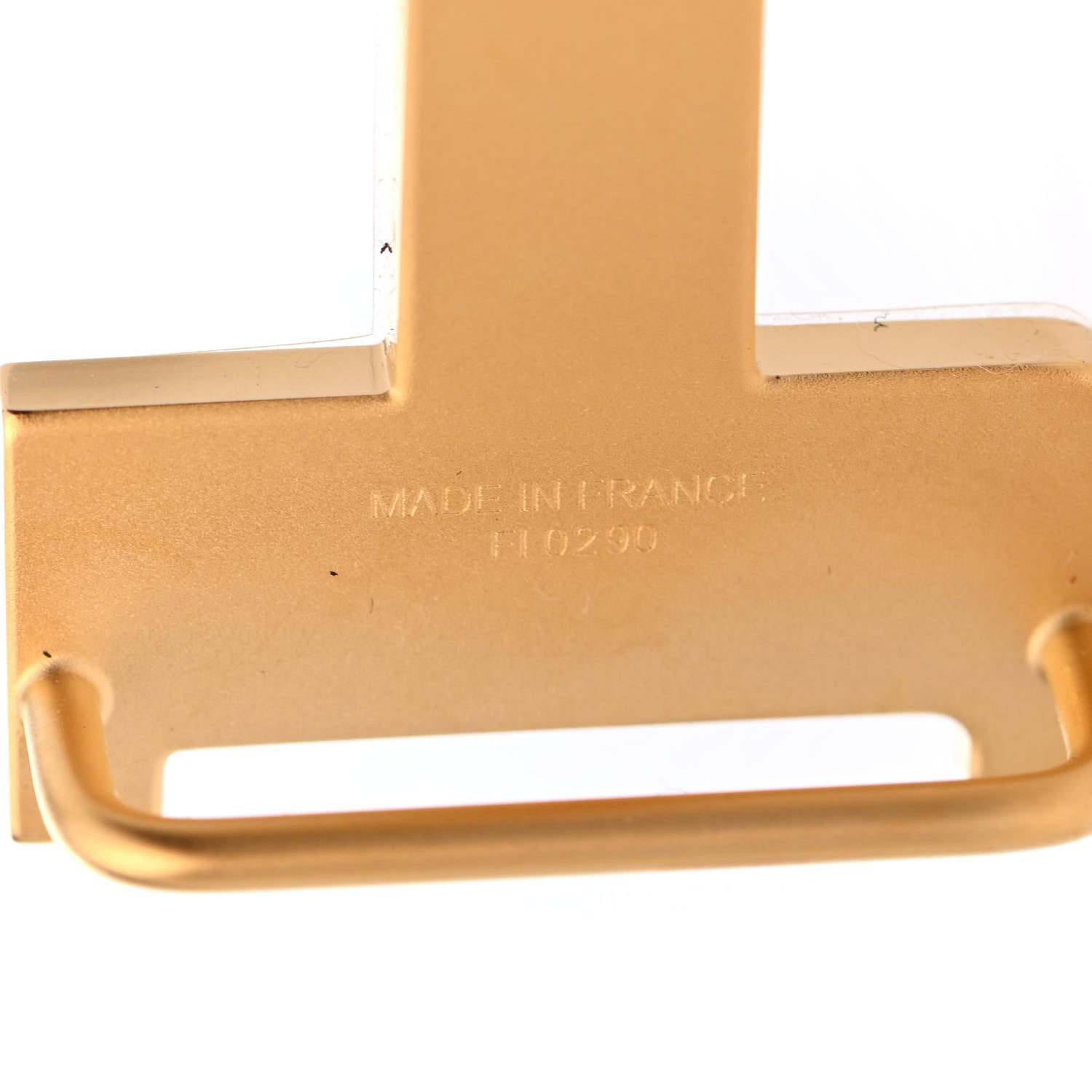 Hermes Guilloche Constance 24mm Belt Buckle Gold 4 of 4