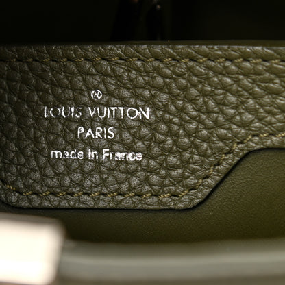 Louis Vuitton Taurillon Python Capucines MM Khaki 5 of 8