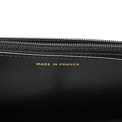 Chanel Goatskin Quilted Quilted Like A Wallet Wallet On Chain WOC Black 7 of 12