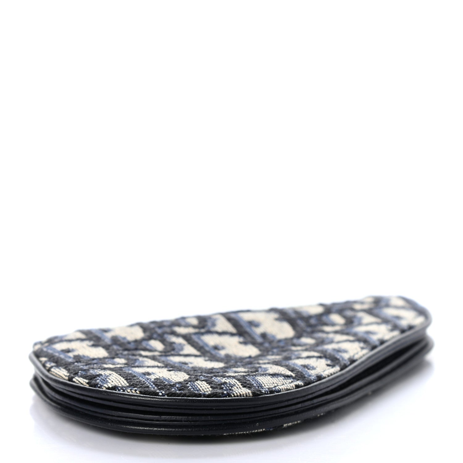 Christian Dior Oblique Saddle Coin Purse Blue 4 of 8