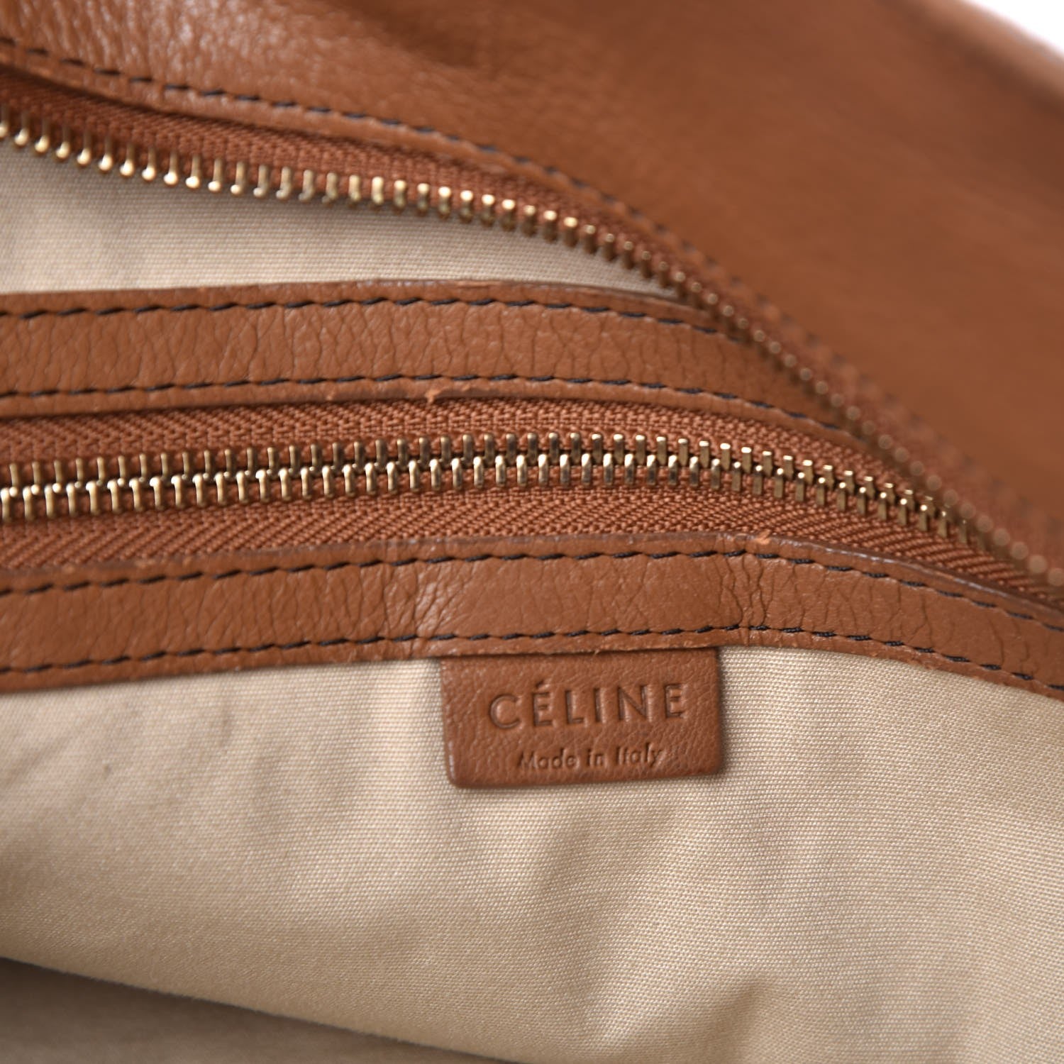 Celine Calfskin Top Handle Tote Tan 6 of 21