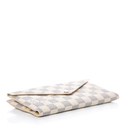 Louis Vuitton Damier Azur Long Origami Wallet 4 of 10