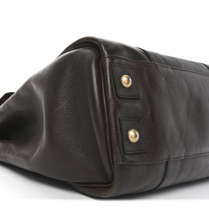 Mulberry Natural Vegetable Tanned Bayswater Chocolate 7 of 8