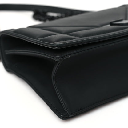 Christian Dior Ultra Matte Calfskin Studded Medium Diorama Flap Bag Black 9 of 11