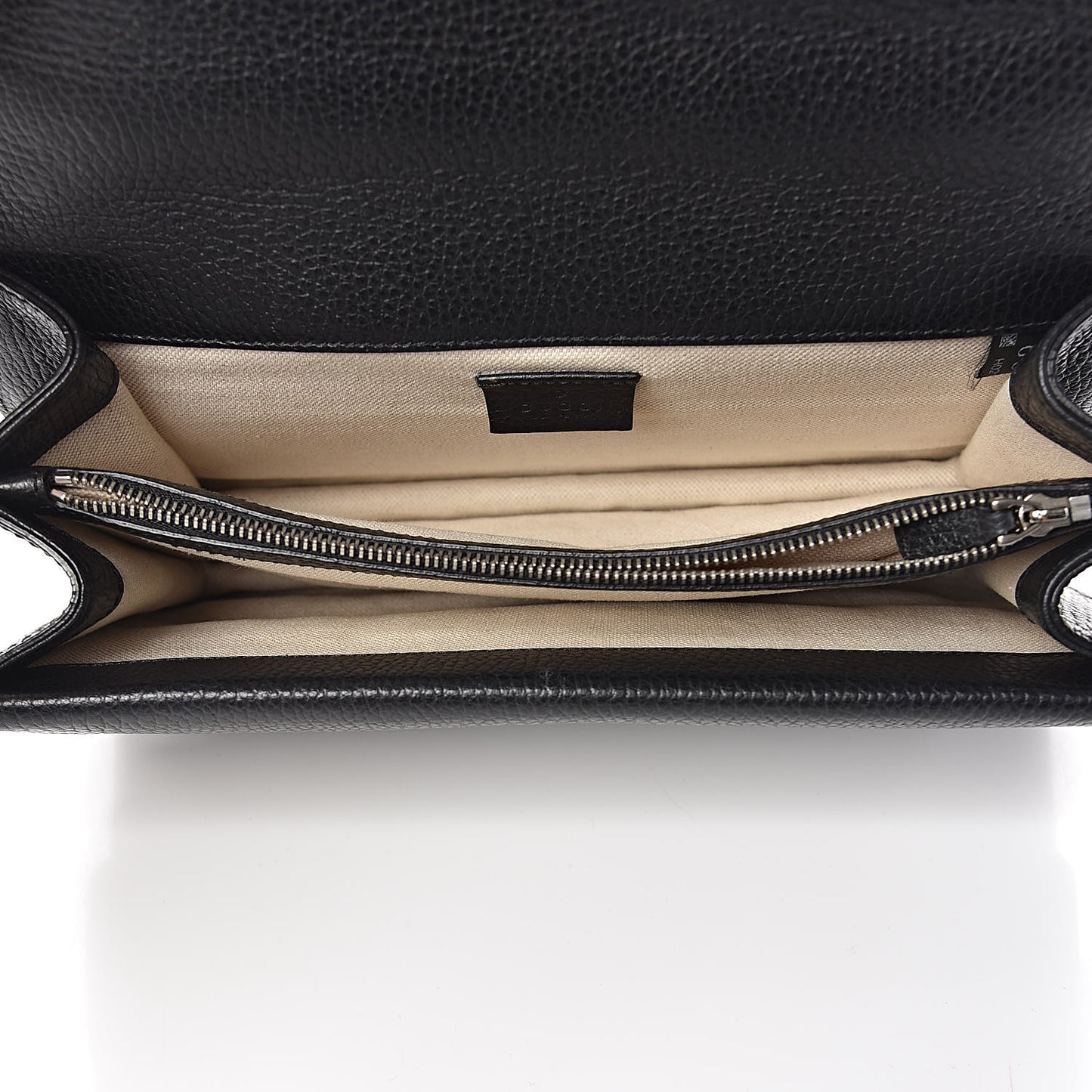 Pebbled Calfskin Small Dionysus Shoulder Bag Black