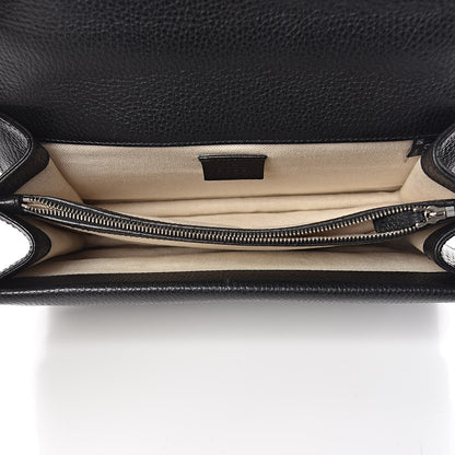 Gucci Pebbled Calfskin Small Dionysus Shoulder Bag Black 5 of 10