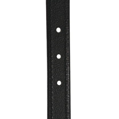 Hermes Swift Epsom 13mm Mini Laquee Reversible Belt 70 28 Black Gold 6 of 8