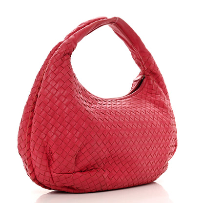 Bottega Veneta Nappa Intrecciato Medium Belly Veneta Hobo Fuchsia 3 of 10