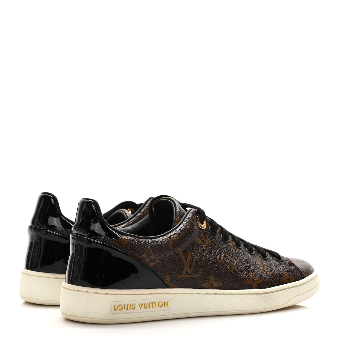 Patent Monogram Frontrow Sneakers 37