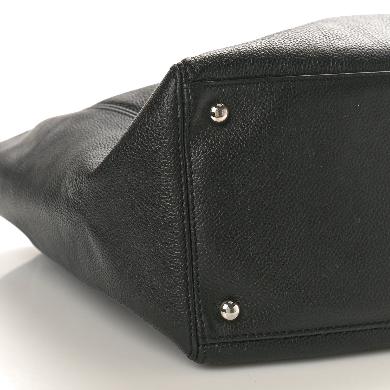 Chanel Calfskin Cerf Executive Shopper Tote Black 10 of 11