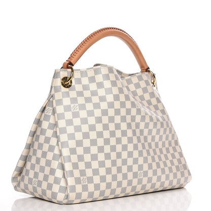 Louis Vuitton Damier Azur Artsy MM 3 of 9