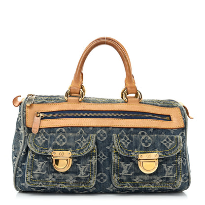 Louis Vuitton Monogram Denim Neo Speedy Blue 1 of 11