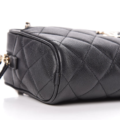 Chanel Caviar Quilted Small In & Out Camera Case Black 9 of 11