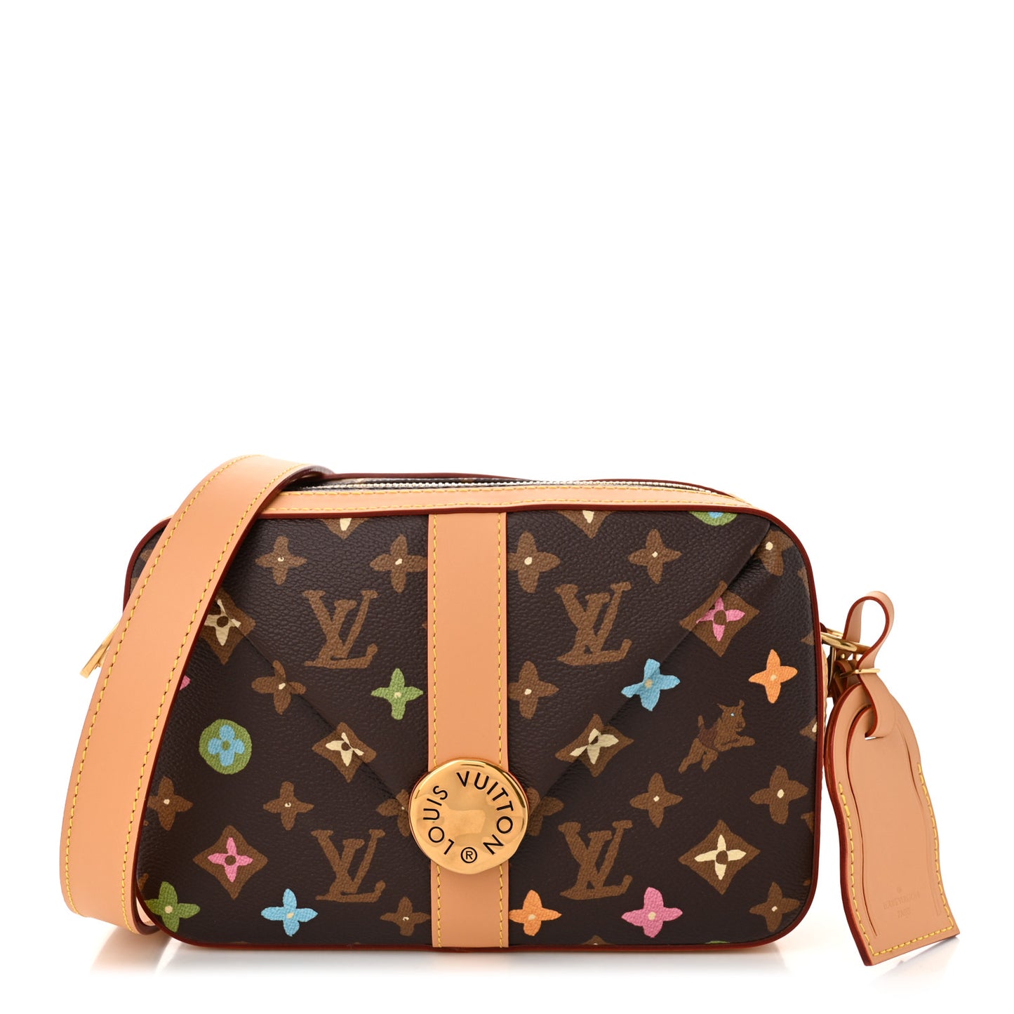 X TYLER THE CREATOR Monogram Craggy Envelope Messenger Chocolate