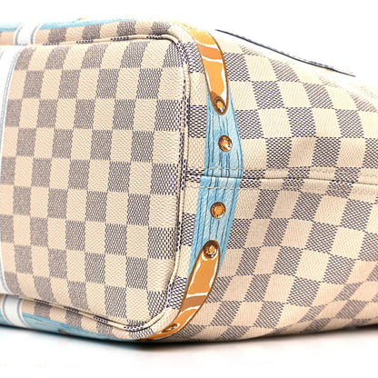 Louis Vuitton Damier Azur Summer Trunks Forte Dei Marmi Neo Neverfull MM 10 of 10
