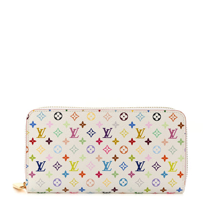 Louis Vuitton LOUIS VUITTON Monogram Multicolor Zippy Wallet White Litchi 1 of 7