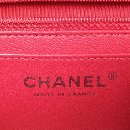 Chanel Caviar JUMBO Classic Flap Fuchsia Red 6 of 9
