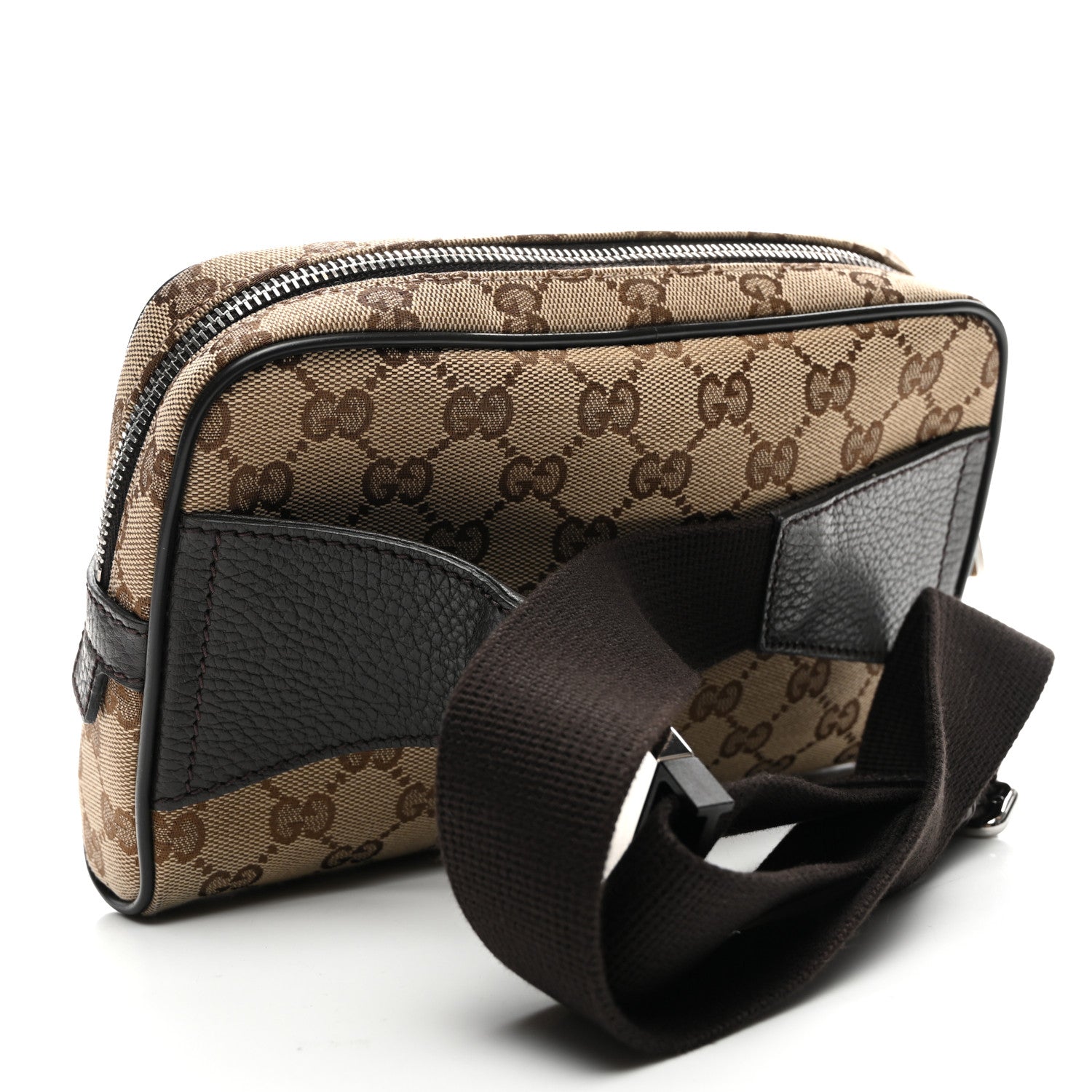 Gucci Monogram Belt Bag Dark Brown 3 of 10