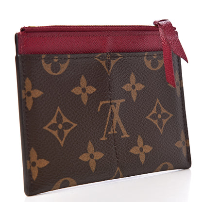 Louis Vuitton Monogram Zipped Card Holder Fuchsia 3 of 6