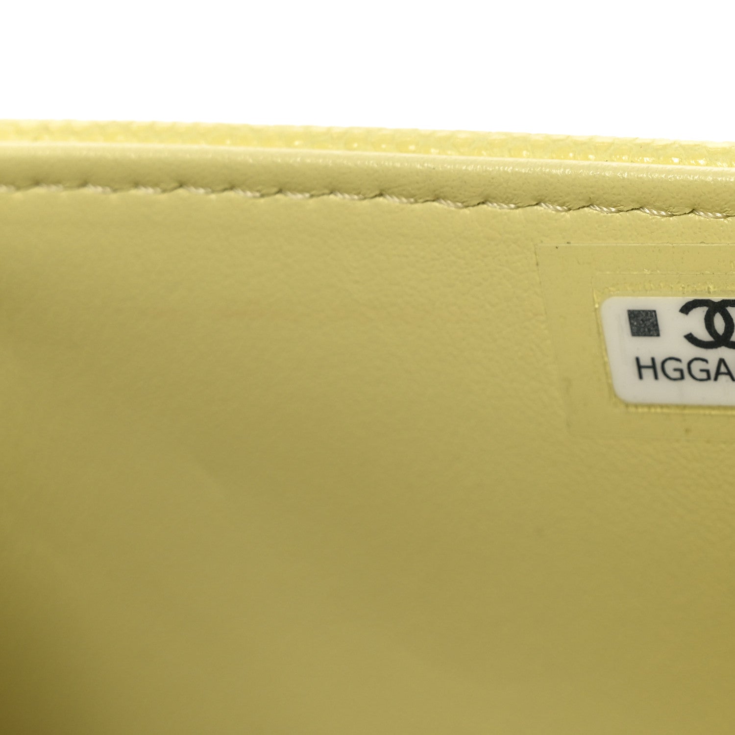 Chanel Shiny Caviar Mini Preppy Coco Shoulder Bag Light Yellow 7 of 11