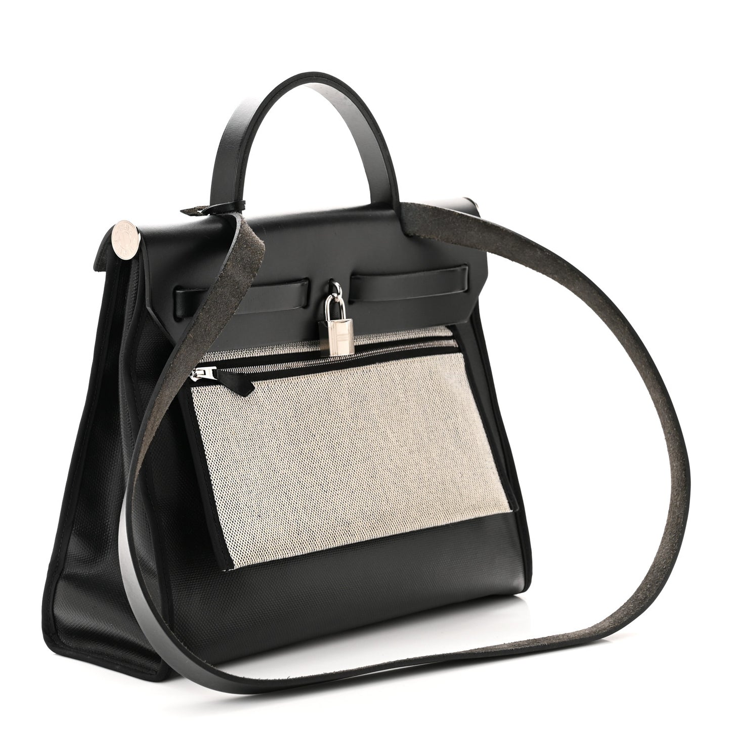 Toile H Berline Vache Hunter Herbag Zip PM 31 Black Ecru