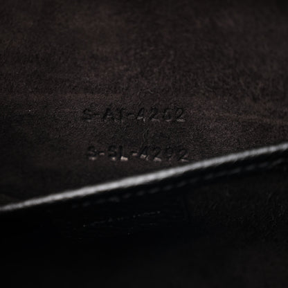 Celine Drummed Calfskin Nano Luggage Black 7 of 10