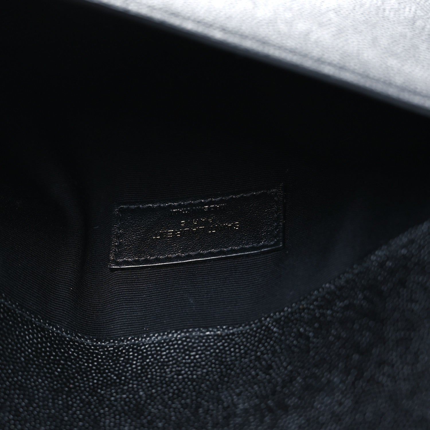 Saint Laurent Grain De Poudre Uptown Pouch Black 6 of 8