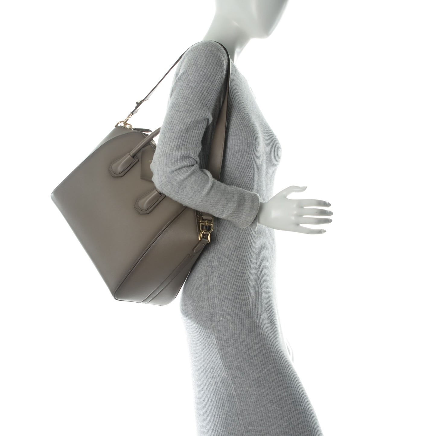Antique Calfskin Medium Antigona Grey