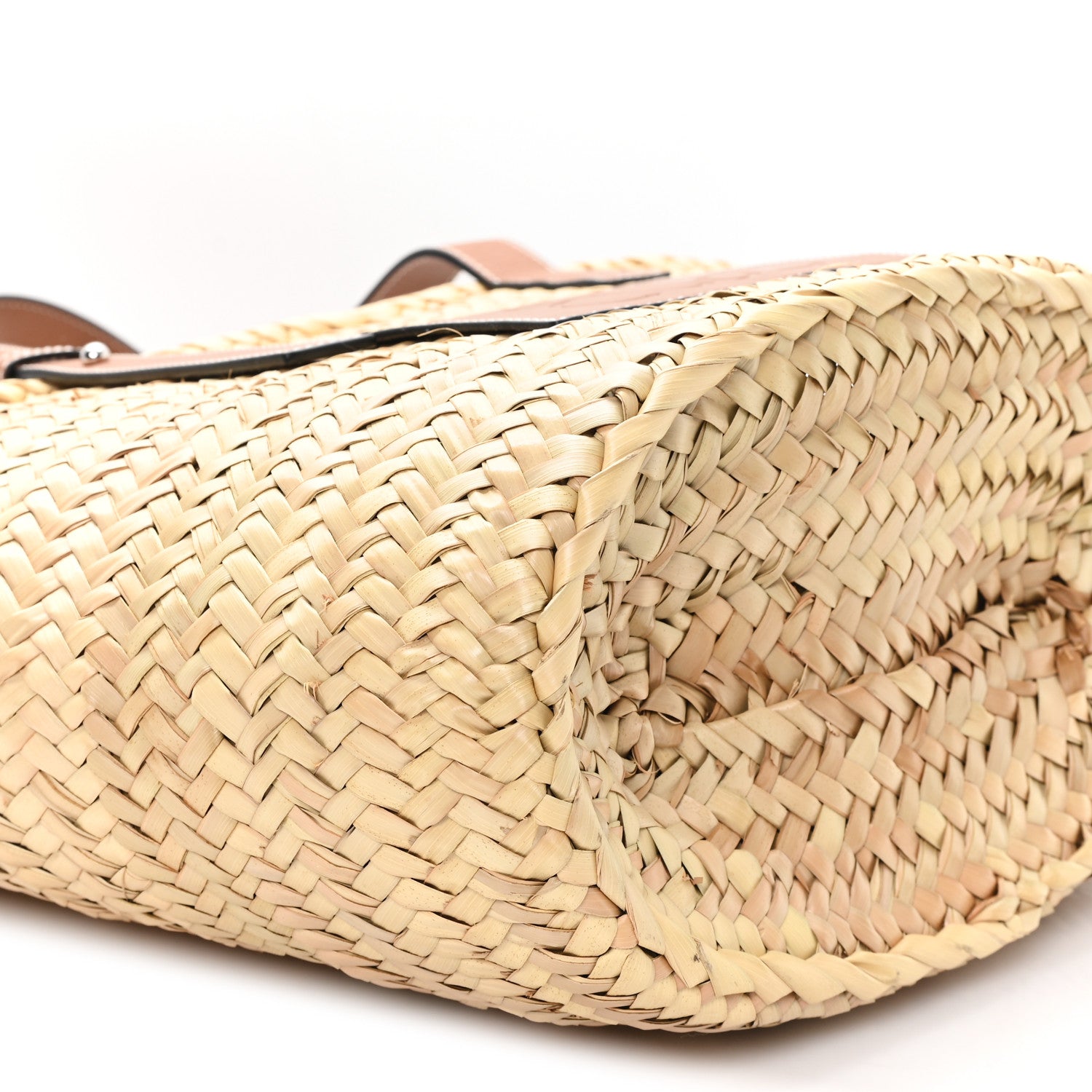 Loewe Raffia Large Basket Tote Bag Natural Tan 8 of 12