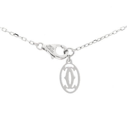 Cartier 18K White Gold Diamond LM D'Amour Pendant Necklace 4 of 4