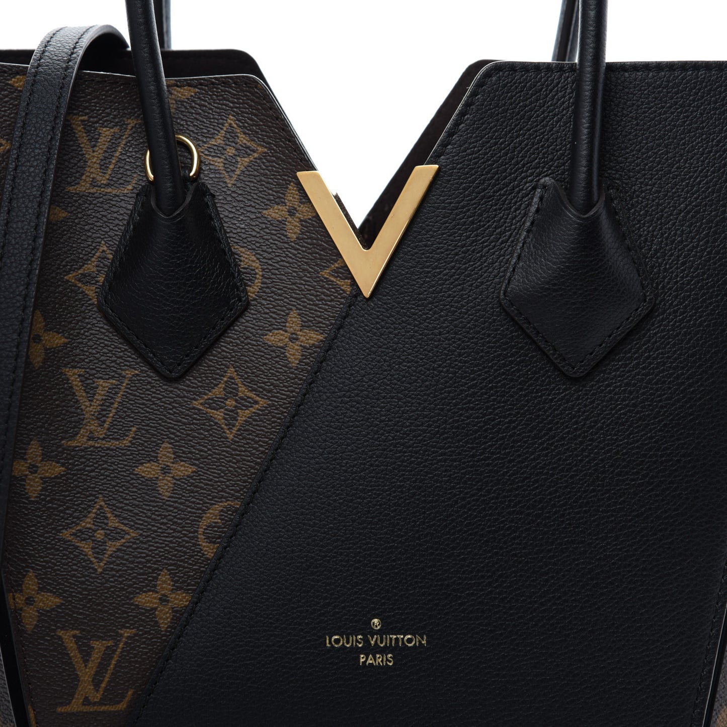 Calfskin Monogram Kimono Tote PM Black