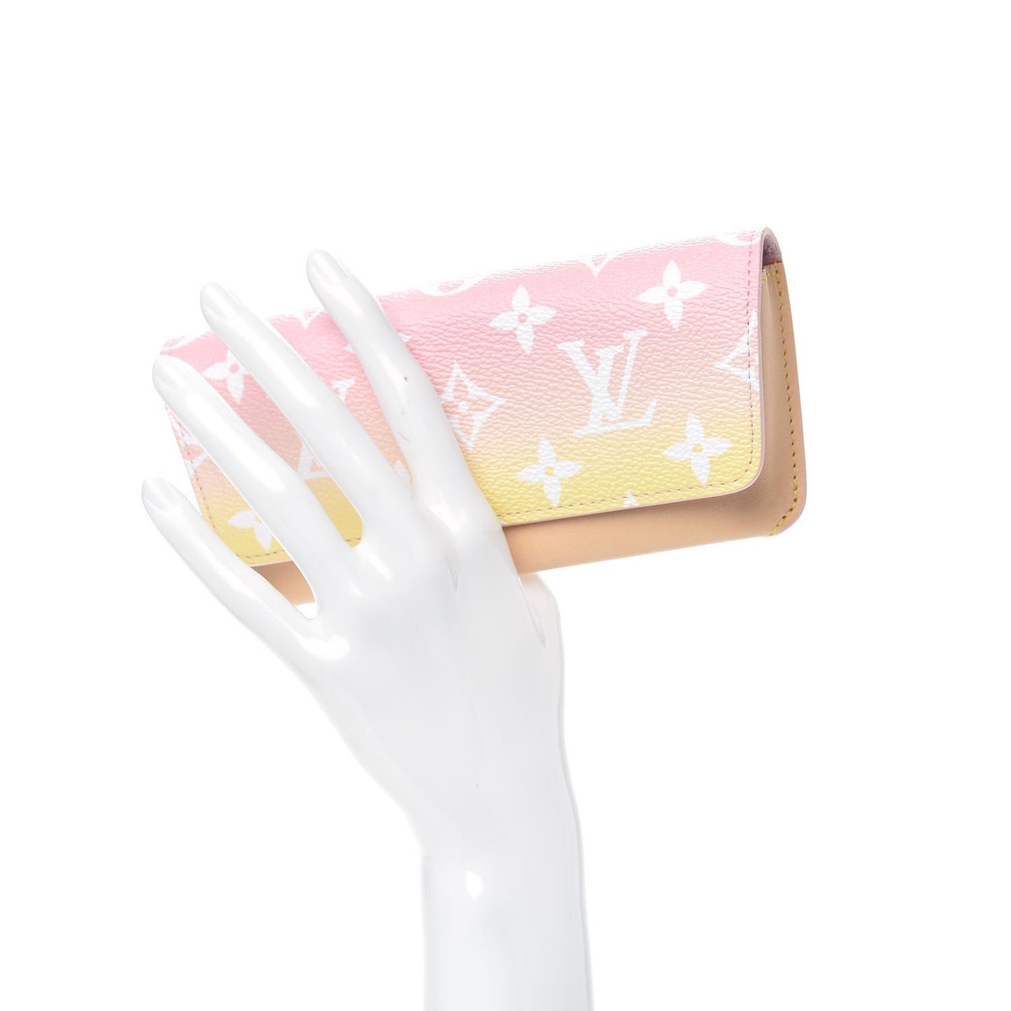 Monogram Giant By The Pool Woody Glasses Case Light Pink