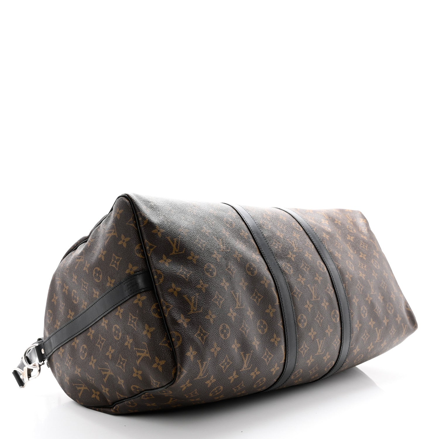 Louis Vuitton Monogram Macassar Keepall Bandouliere 55 4 of 10