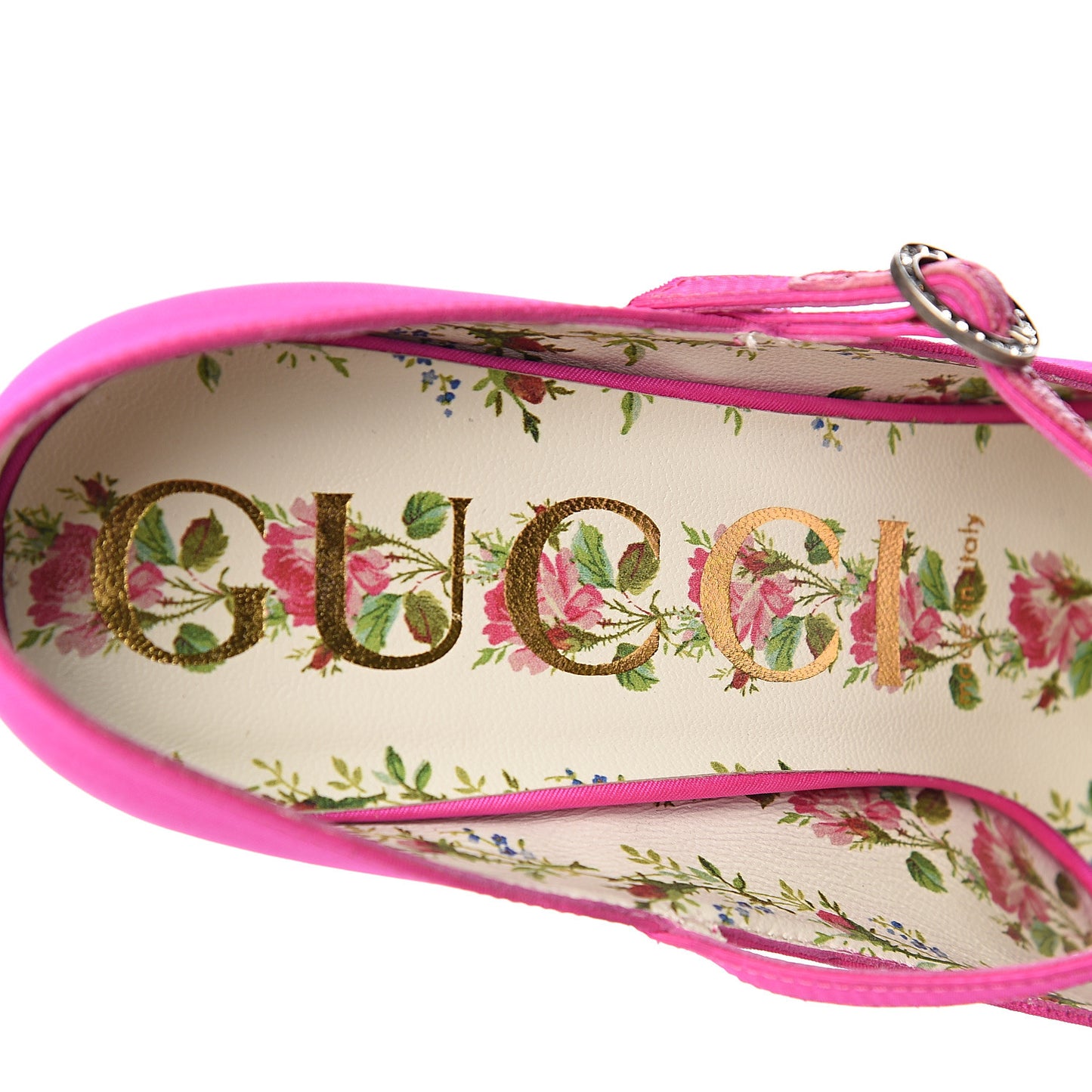 Moire Fabric Virginia Mary Jane Pumps 39 Amulet