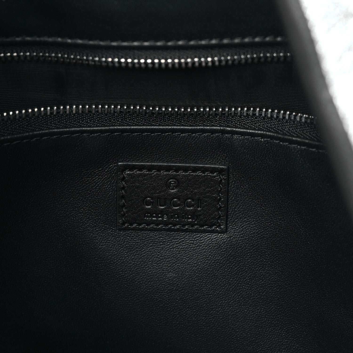 Gucci Metallic Calfskin Large Jackie 1961 Shoulder Bag Silver Black 6 of 8