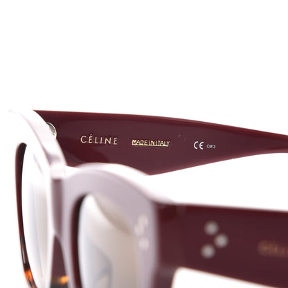 Celine Catherine Sunglasses CL 41098/F/S Burgundy Havana 5 of 7